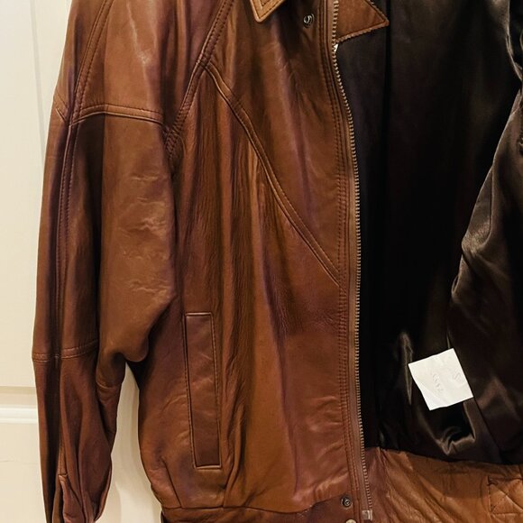 Brown Leather Jacket - Picture 5 of 8